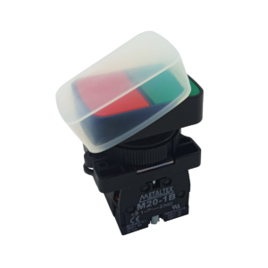 Botão Duplo Verde E Vermelho 1NA 1NF 22mm