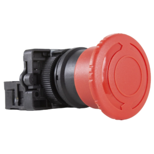 Botão De Emergência Cogumelo Vermelho Com Trava 1NF 22mm