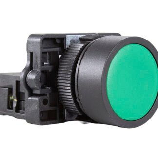 Botão Pulsador Faceado Verde 1NA 22mm P20AFR-G-1A