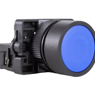 Botão Pulsador Faceado Azul 1NA 22mm P20AFR-BL-1A