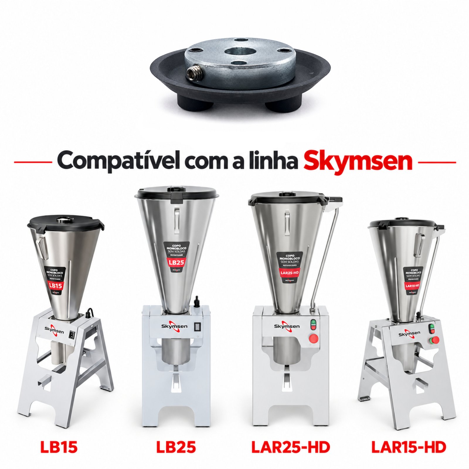 Acoplamento P/ Liquidificador Lar15/25lb15/25 Skymsen 526738 - Imagem 2